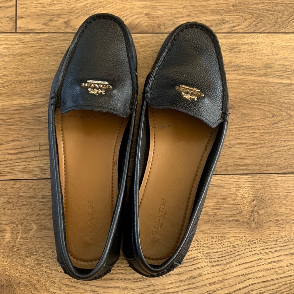 Coach leather shoe